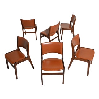Vintage Danish Model 89 Chairs by Erik Buch for Anderstrup Møbelfabrik, 1960s, Set of 6 For Sale