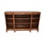 A superb antique walnut breakfront open bookcase. This was made in England, it dates from around the 1920’s period. It is...