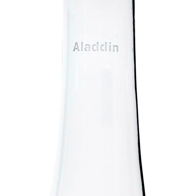 Aladdin Model 23 Glass & Brass Oil Lamps – Pair With Original Chimneys For Sale In San Francisco - Image 6 of 13