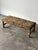 Fully-Upholstered Jacquard Tapestry Parsons Bench, 1980s For Sale - Image 11 of 16
