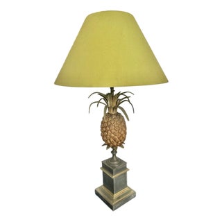Vintage Pineapple Table Lamp For Sale
