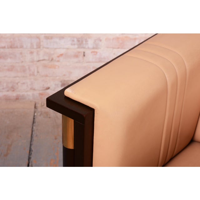 Metal Art Nouveau Mahogany Armchairs from J. Hoffmann, Austria, 1910s, Set of 2 For Sale - Image 7 of 18