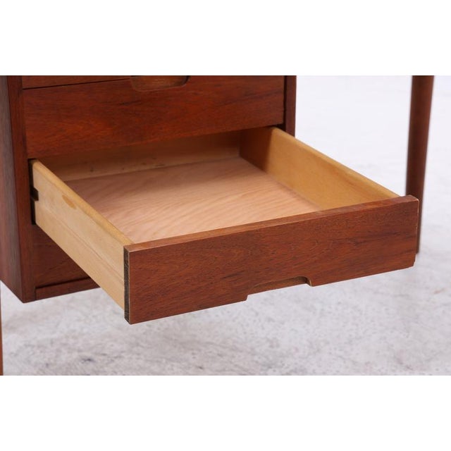 Vintage Danish Teak Desk For Sale - Image 11 of 16