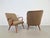 Wood Mid-Century Armchairs and Ottoman in Teak, 1960s, Set of 3 For Sale - Image 7 of 15