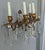 Mid 19th Century Grand Scale French Rococo Louis XV Gilt Bronze/ Heavy Cut Crystal Candle Holder Wall Sconce For Sale - Image 9 of 18
