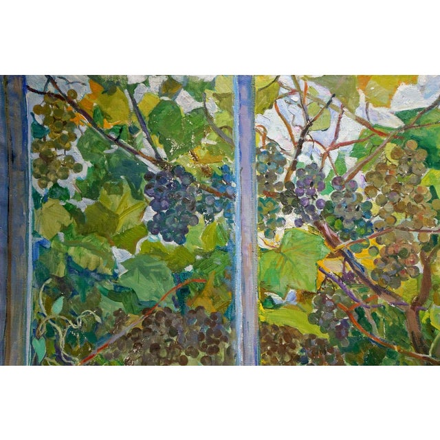 Impressionist Oil Painting Autumn Volkovinskaya Zinaida Vladimirovna For Sale - Image 3 of 8