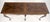 Late 20th Century Baker 54" Long 6 Legged Burl Walnut 2 Drawers Cabriole Leg Console Sofa Table For Sale - Image 5 of 15