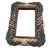 Late 20th Century Safari Animal Print With Faux Bamboo Accents Mirror For Sale In Columbia, SC - Image 6 of 6