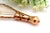 Glass Perfume Bottle with Gold Structure and Cutouts For Sale - Image 5 of 7