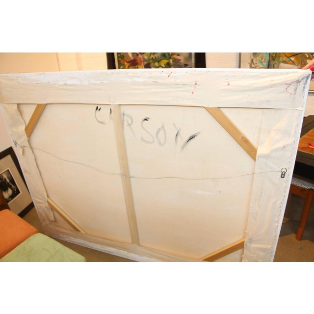 Large Abstract by Winifred Carson For Sale - Image 9 of 10