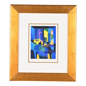 Marcel Mouly "Le Siphon Du Manier De Gis" Framed Lithograph, 2003