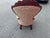 1980s Mid 20th Century Vintage Gold Victorian Tufted Chair For Sale - Image 5 of 6