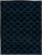 Modern Black Turkish Handmade Blue Geometric Trellis Pattern Wool Rug For Sale - Image 11 of 11