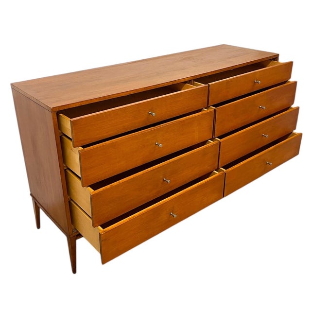 Wood 1950s Paul McCobb Planner Group 8-Drawer Dresser / Credenza for Winchendon Furniture For Sale - Image 7 of 9