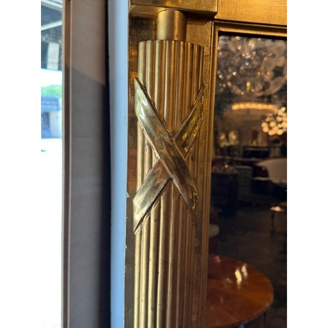 19th C. Swedish Neoclassical Giltwood Mirror For Sale In Dallas - Image 6 of 9