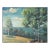Vintage Impressionist Hilltop Landscape Painting For Sale
