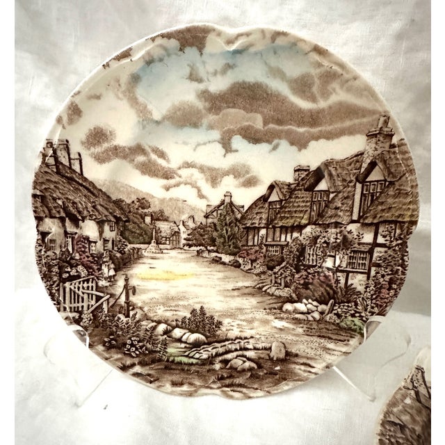 Farmhouse Johnson Bros. Old English Country Side Cramer/Plate -Set of 3 For Sale - Image 3 of 4