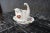 Late 20th Century Limoges Floral & Shell Gravy Boat Set For Sale - Image 5 of 9