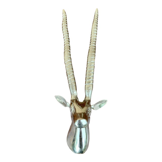 Aluminum Wall Mounted Antelope Head For Sale