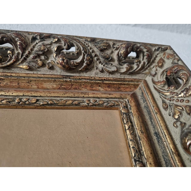 Large Windsor Castle Thames Landscape Oil Painting in Ornate Pierced Frame With Picture Light For Sale - Image 15 of 17