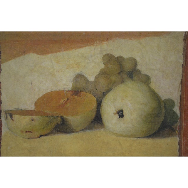 Paper Danielle Desplan Original Signed Lithograph in a Baroque Italian Style Frame For Sale - Image 7 of 8