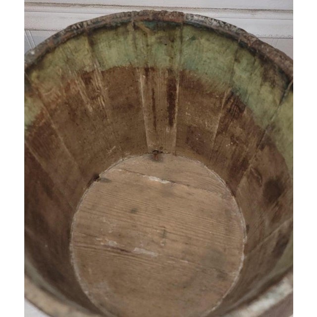 19th Century 19th Century Original Painted Bucket For Sale - Image 5 of 7