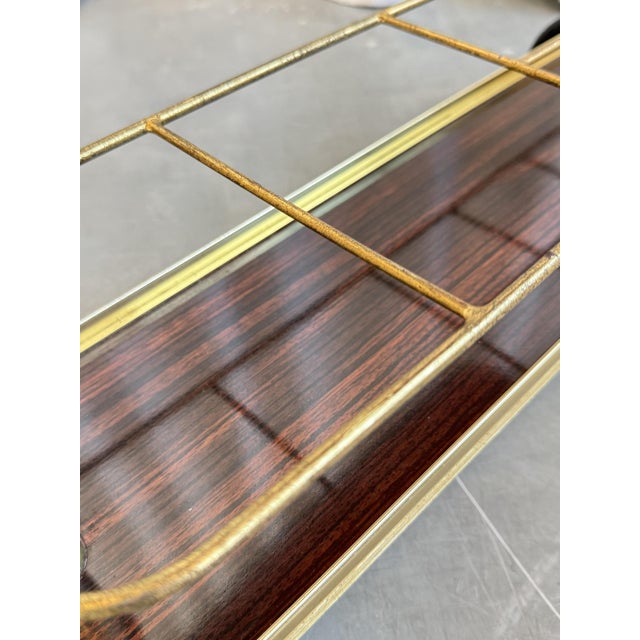 Metal Mid-Century Modern Formica and Brass Side Table by Luisa & Ico Paris for MB Italy, 1960s For Sale - Image 7 of 18