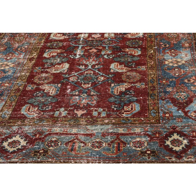Early 20th Century Antique Persian Malayer Rug Runner - 03'05 X 14'10 For Sale - Image 5 of 9