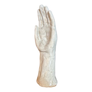 Studio Pottery Hand Sculpture For Sale