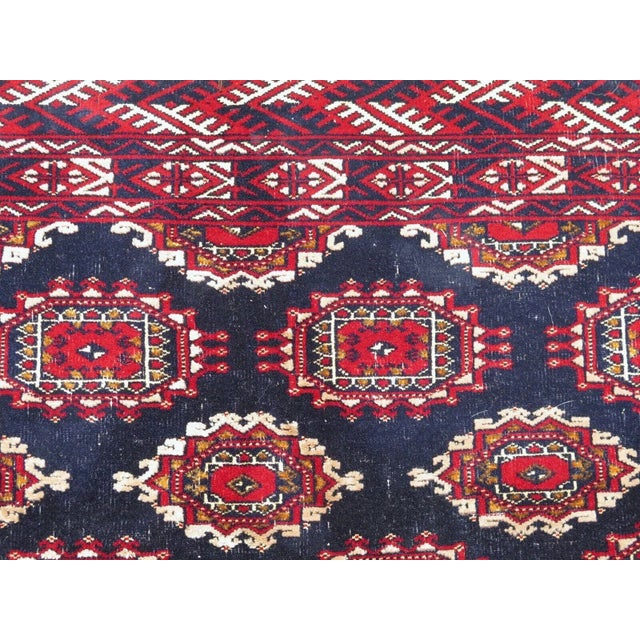 Textile 1960s Vintage Turkish Handknotted Area Rug - 47"x59" For Sale - Image 7 of 12