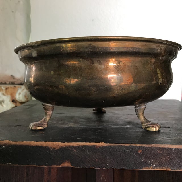 Vintage Solid Brass Vessel Bowl Chairish