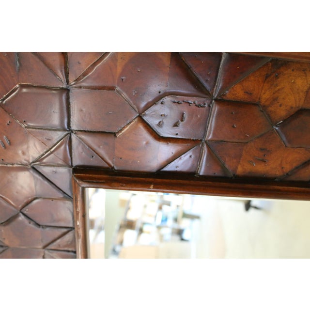 Brown 1990s Theodore Alexander Large Mirror For Sale - Image 8 of 8
