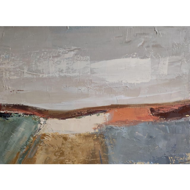Temps Calme, Abstract Landscape, Contemporary, Framed by Sophie Dumont For Sale - Image 6 of 8