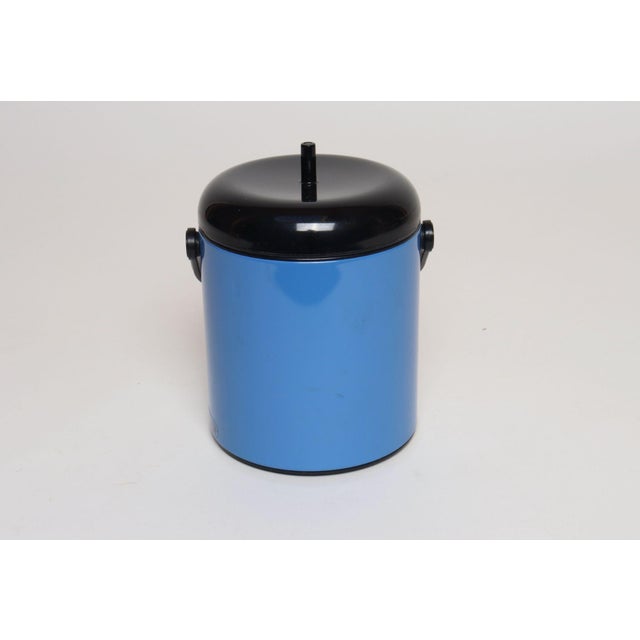 Vintage Crown Corning "Thermique" metal and plastic insulated 1.2 liter ice bucket / pail including the original stainless...