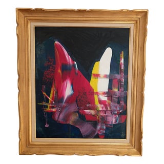 Abstract Composition, 2000s, Acrylic, Framed For Sale