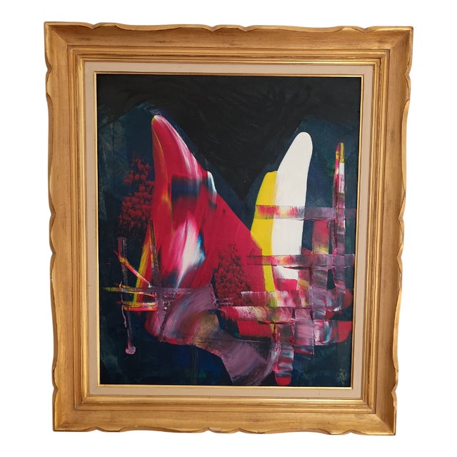 Abstract Composition, 2000s, Acrylic, Framed For Sale