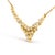 14K Yellow Gold 1/2 Cttw Diamond Scattered "V" Necklace (I-J Color, SI2-I1 Clarity) - 18" Inches For Sale - Image 4 of 5