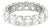 5.00 Carat Oval Diamond Eternity Band, Platinum, Size 6 For Sale