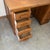 Vintage Wooden Brown Desk For Sale - Image 4 of 8
