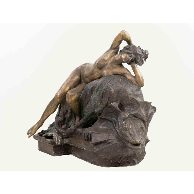 Brown Mario Rutelli, Naiad, 1890s, Bronze For Sale - Image 8 of 8