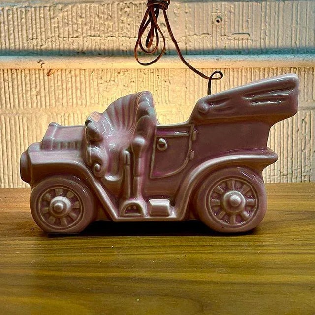 1950s 1950s California Pottery Ford Model T Tv Lamp & Planter by McCoy For Sale - Image 5 of 6