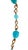 Contemporary 2010 Stephen Dweck Necklace Turquoise Nuggets Aqua Chalcedony 28” Bronze For Sale - Image 3 of 9