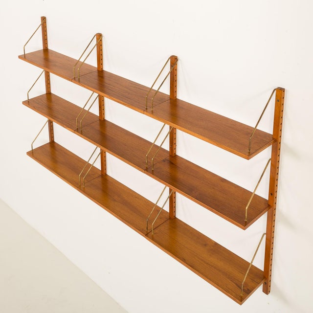 Mid-Century Modern Danish Teak Shelving Unit, 1960s For Sale - Image 6 of 10