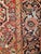 Red Early 1900s Persian Heriz Rug, Hand-Knotted Wool, Geometric Design, Red & Navy, 6x10 For Sale - Image 8 of 12