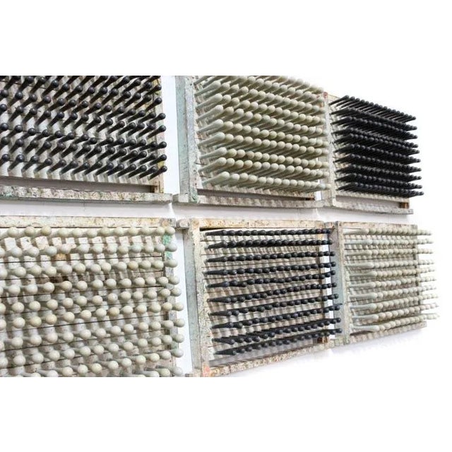 Unique wall art - Industrial factory salvage used to create extraordinary texture and a timeless look. The set can be hung...