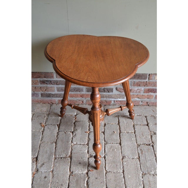 Dutch Walnut Side Table For Sale - Image 4 of 7