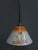 Metal Art Deco Hanging Lamp with Glass Shade, 1930s For Sale - Image 7 of 13