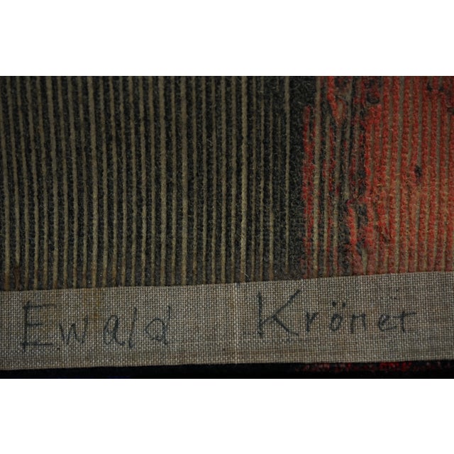 Vintage Tapestry by Lutz De Bré for Ewald Kröner, 1970s For Sale - Image 9 of 10