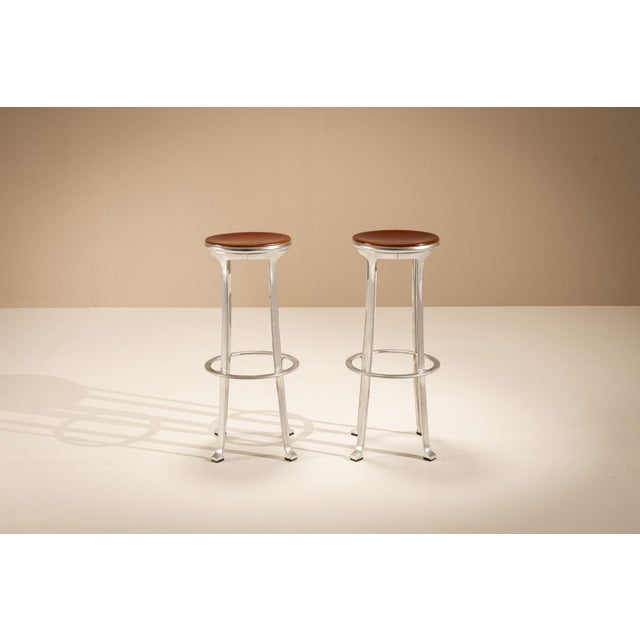 Tema Bar Stools by Joan Casas I Ortinez for Indecasa, Spain, 1980s, Set of 10 For Sale - Image 6 of 14