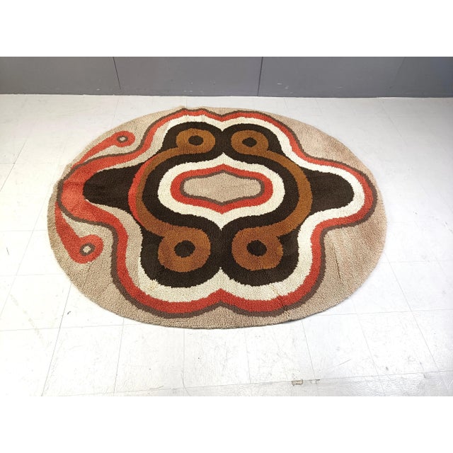 Large Modernist Rug, 1970s For Sale - Image 6 of 7